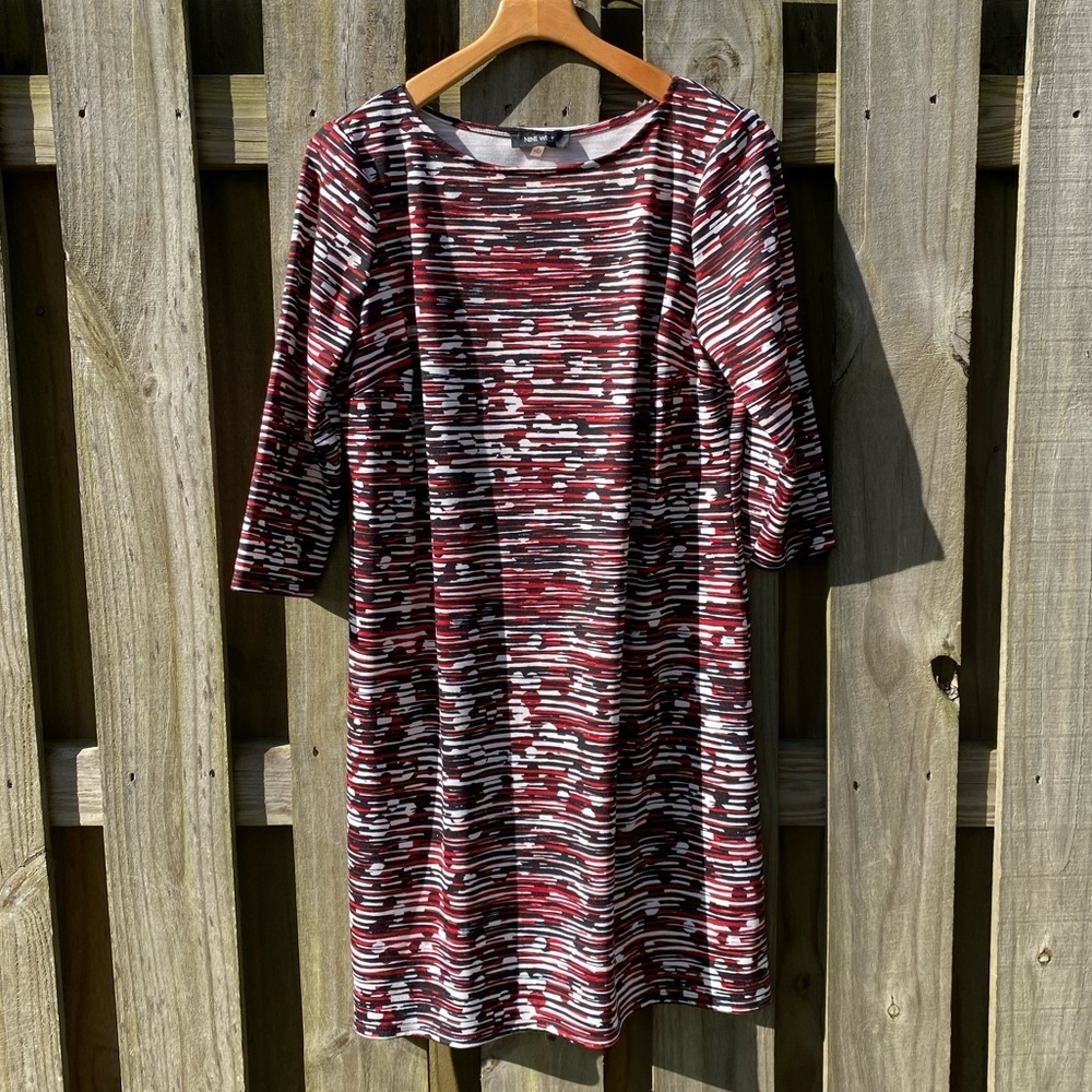 Nine West Sheath Dress❤️🖤🤍